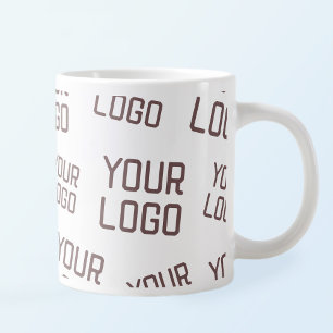 Taza De Café Gigante Su diseño o logotipo comercial Colocación aleato
