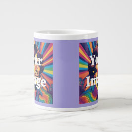 Taza De Café Gigante Su imagen Jumbo Mug Personalizado Photo Mug