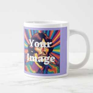 Taza De Café Gigante Su imagen Jumbo Mug Personalizado Photo Mug