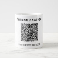 Su Personalizado de código QR  de texto Café Mug E