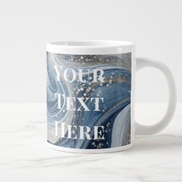 Taza De Café Gigante Su texto aquí Jumbo Mug Personalizado de texto Mug