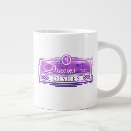 Taza De Café Gigante Sueños gigantes para comer Mug