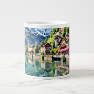 Taza De Café Gigante Suiza, donde la belleza nunca termina
