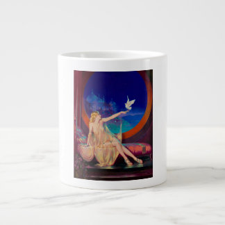 Taza De Café Gigante Sultana la concubina del sultán árabe de 1925