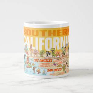 Taza De Café Gigante Sunny Southern California Jumbo Mug
