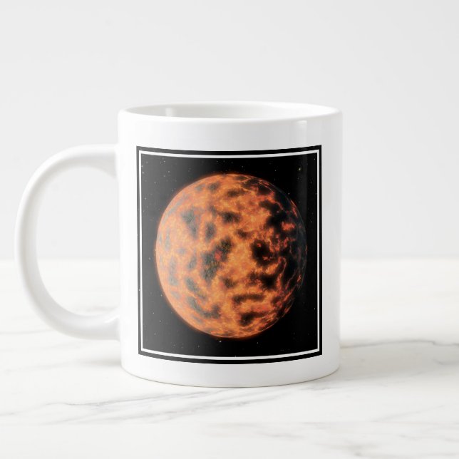 Taza De Café Gigante Super-Earth 55 Cancri E (Izquierda)