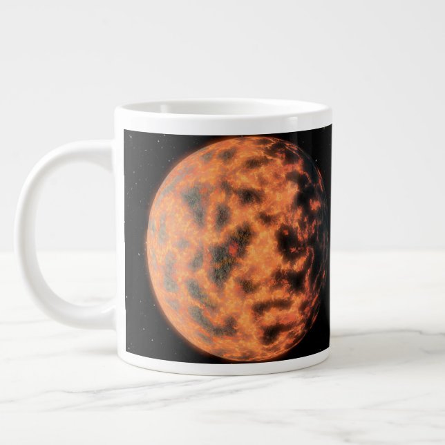 Taza De Café Gigante Super-Earth 55 Cancri E (Izquierda)