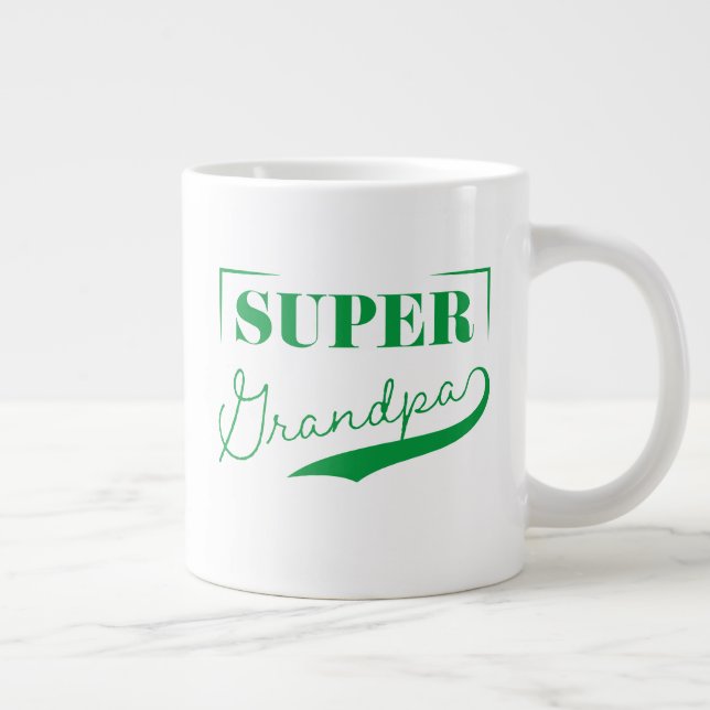 Taza De Café Gigante Super Grandpa (Derecha)