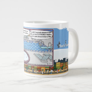 Taza De Café Gigante Superficial Sin Filtro   Día de San Valentín