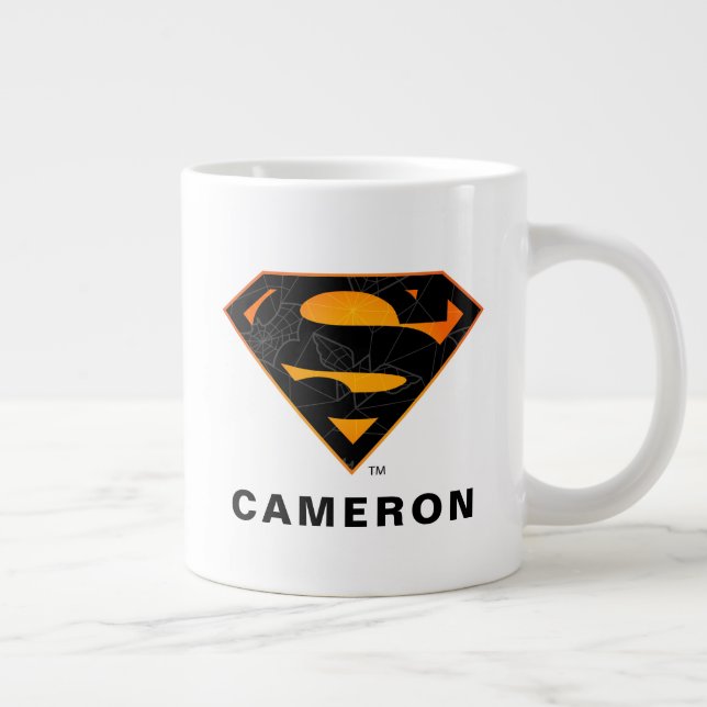 Taza De Café Gigante Superman | Logo inspirado en Halloween (Derecha)