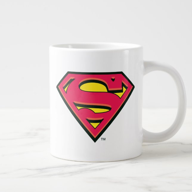 Taza De Café Gigante Superman S-Shield | Classic Logo (Derecha)