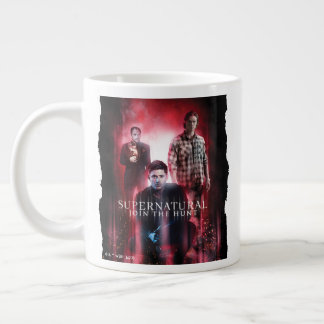 Taza De Café Gigante Supernatural Crowley, Dean y Sam