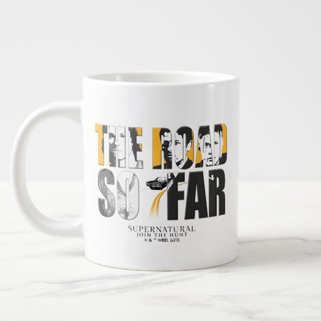 Taza De Café Gigante Supernatural "El camino hasta ahora" (Izquierda)