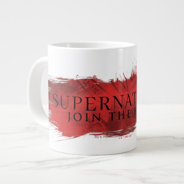 Taza De Café Gigante Supernatural "Únete a la cacería" (Izquierda)
