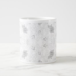 Taza De Café Gigante Superposición de cuadrícula transparente – Textura