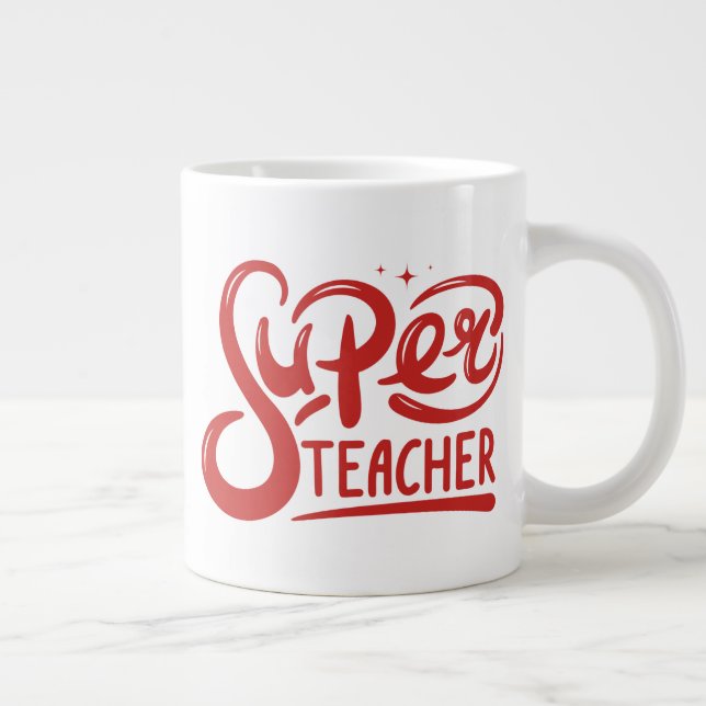 Taza De Café Gigante Superprofesor (Derecha)