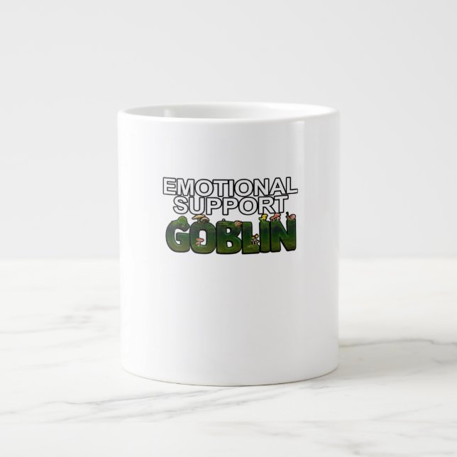 Taza De Café Gigante Support Goblin Classic (Frente)