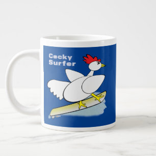 Taza De Café Gigante Surfista de Cocky