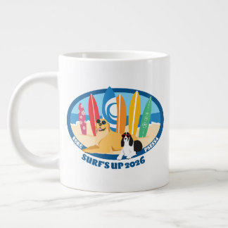 Taza De Café Gigante Surfs Up 2026 Mug