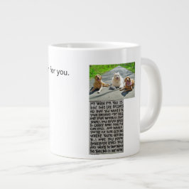 Taza De Café Gigante Sus Perros Desean Su Mug Especializado