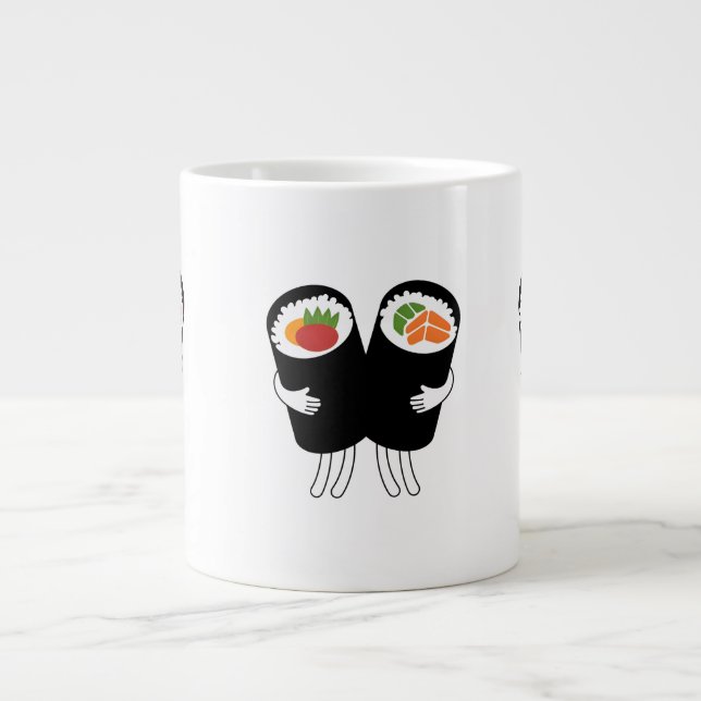 Taza De Café Gigante Sushi Waltz Mug (Frente)