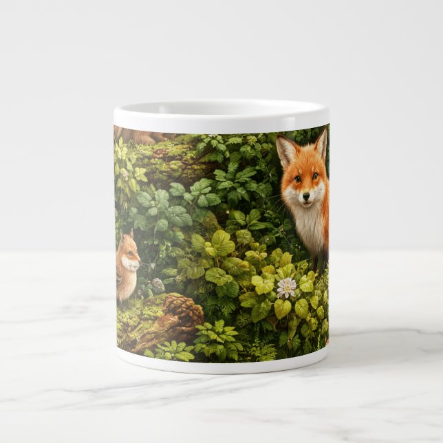 Taza De Café Gigante Susurros del Bosque (Frente)