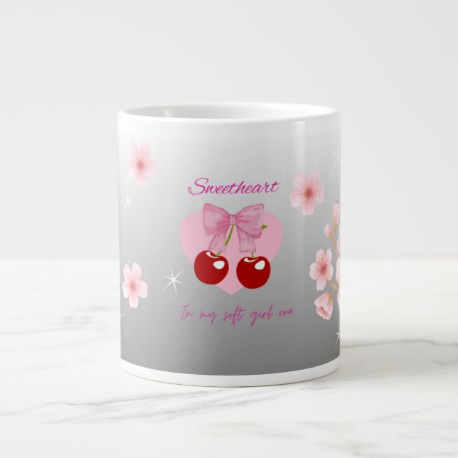 Taza De Café Gigante Sweetheart Soft Girl Mug (Frente)