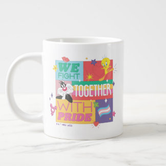 Taza De Café Gigante SYLVESTER™ Y TWEETY™| ¡Luchamos juntos con orgullo