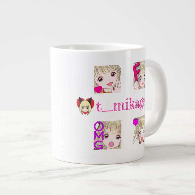 Taza De Café Gigante t_mikage big mug[W]/ミカゲビッグマグ[W] (Derecha)