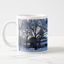 Taza De Café Gigante Tabernáculo por la mañana después de la nieve - Vi