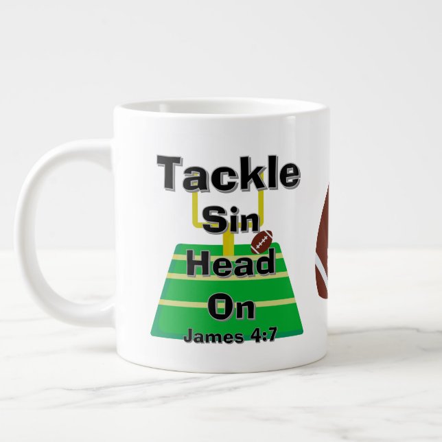 Taza De Café Gigante Tackle sin (Izquierda)