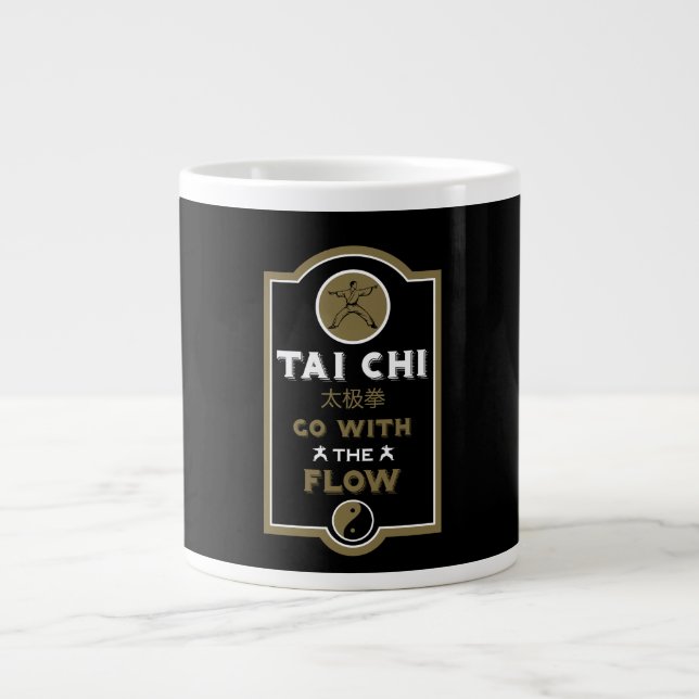Taza De Café Gigante Tai Chi Practitioner Gift (Frente)