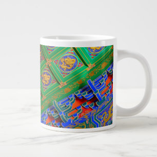 Taza De Café Gigante Tailandia, Bangkok  Templo Dragón