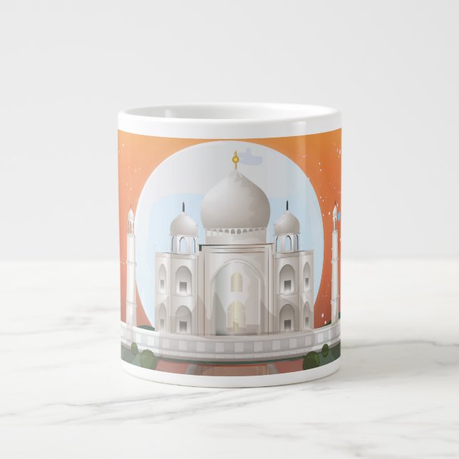 Taza De Café Gigante taj mahal (Frente)