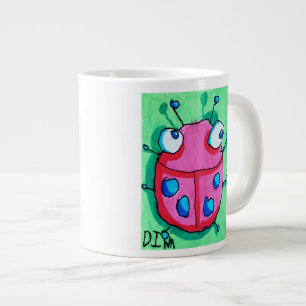 Taza De Café Gigante Tamaño enorme de la mariquita de Dina (imagen