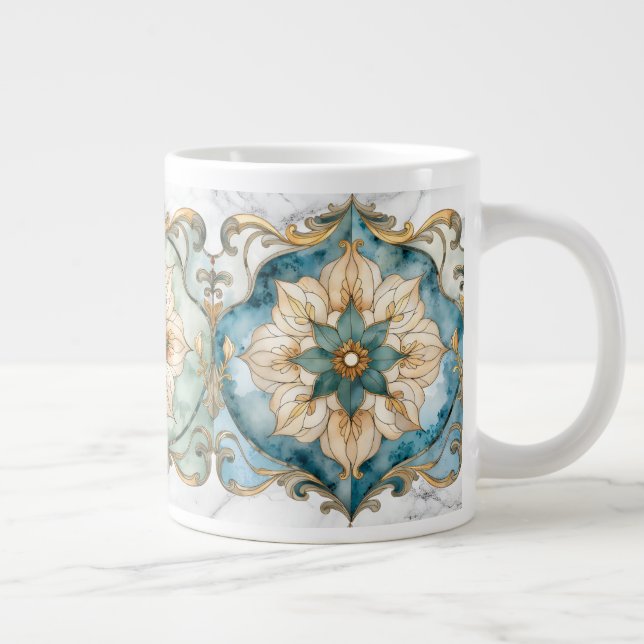 Taza de café gigante Tapiz Cerúleo (Derecha)