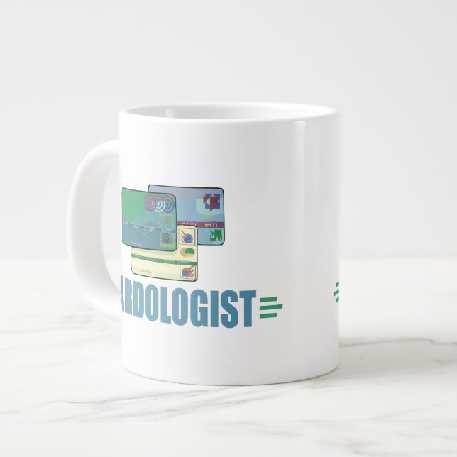 Taza De Café Gigante Tarjeta de crédito divertida (Izquierda)