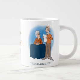 Taza De Café Gigante Tarjeta de riñón