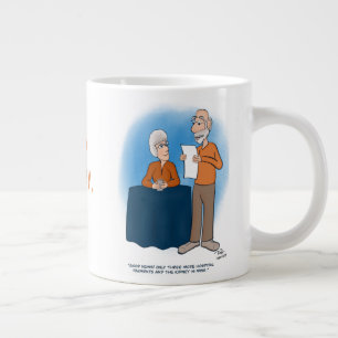 Taza De Café Gigante Tarjeta de riñón