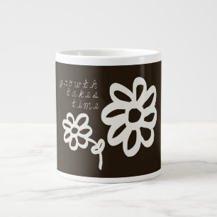 Taza De Café Gigante Tarjeta Postal Motivacional e Inspiradora de Creci