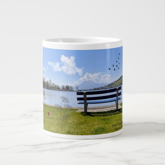Taza De Café Gigante Tasse mit Naturmotiv – für stille Momente im Allta (Frente)