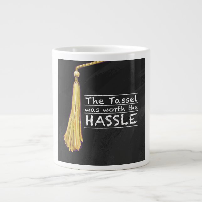 Taza De Café Gigante Tassel Hassle Silver (Frente)