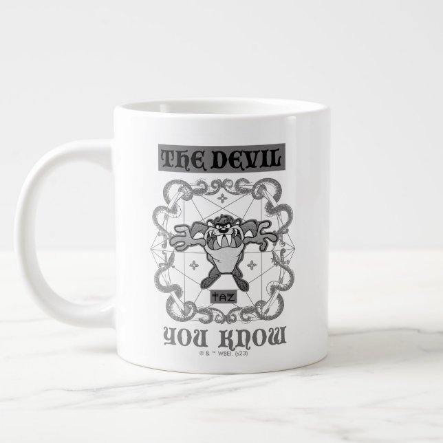 Taza De Café Gigante TAZ™ El diablo que conoces (Izquierda)