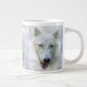 Taza De Café Gigante TAZA DE CAFE GIgante TAZA DE NIEVE DEL LOBO ÁRTICO