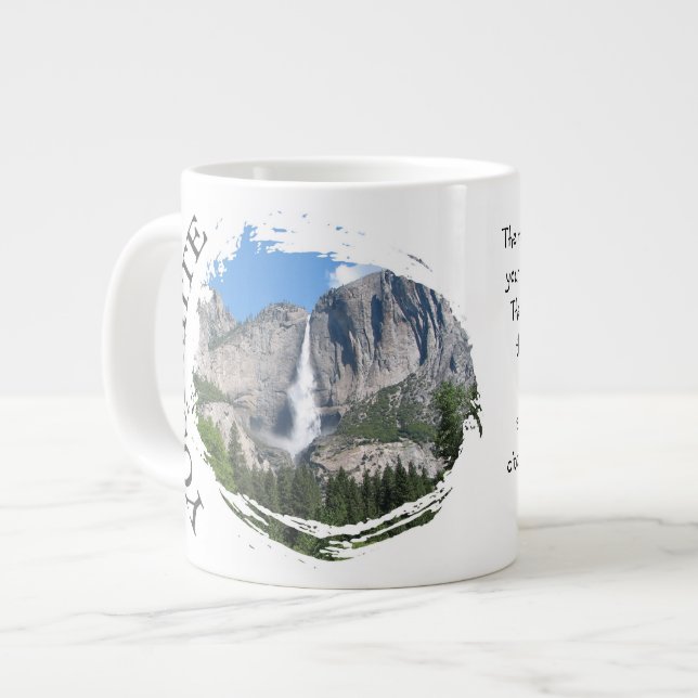 Taza De Café Gigante ¡Taza fresca del jumbo de Yosemite! (Izquierda)