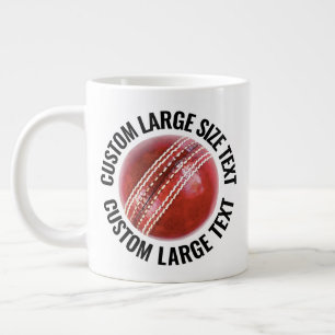 Taza De Café Gigante Taza Grande de Cricket Gigante con Texto Personali