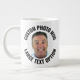 Taza De Café Gigante Taza Grande Personalizada con Foto Gigante