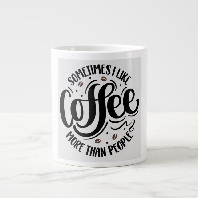 Taza De Café Gigante tazón de café gigante (Frente)