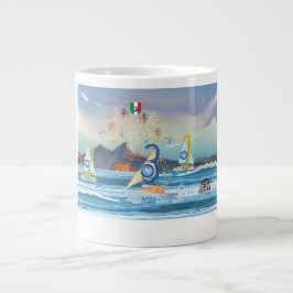 Taza De Café Gigante Tazza conmemororativa scudetto Napoli 2023