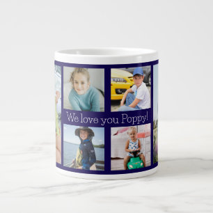Taza De Café Gigante Te Amamos Abuelo Poppy 6 Fotos